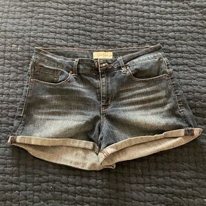 Denim shorts